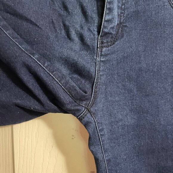 Forever 21 Womens Dark Stretch Mid Rise Jegging Stretch Skinny Jeans Size 25 - Picture 5 of 6
